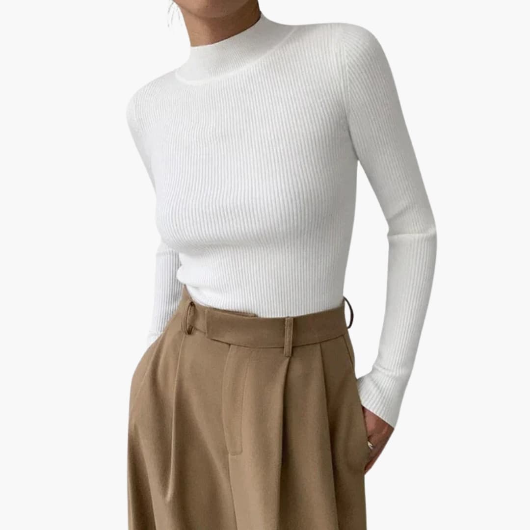 Slim Fit Women's Long Sleeve Shirt - ModishWorld