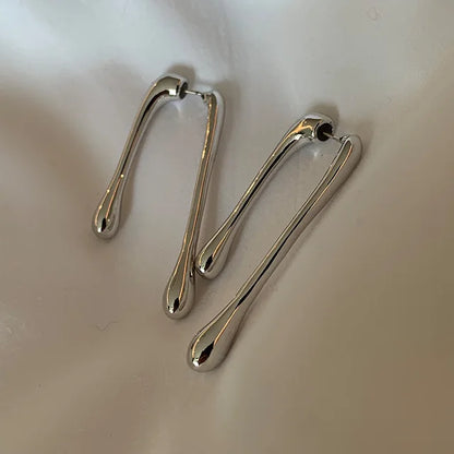 Layered Hanging Earrings with Front and Back Panels
 - ModishWorld