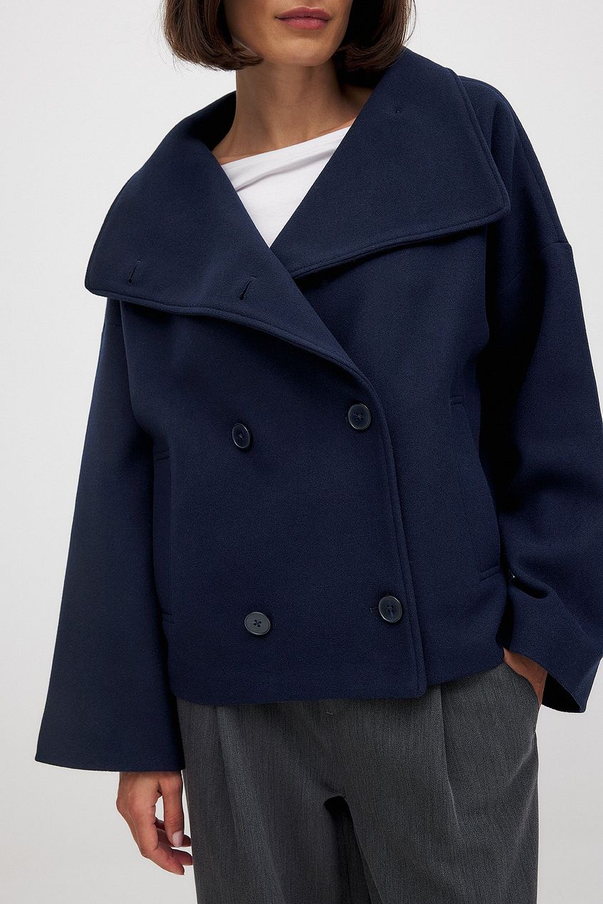 Classic Fit Short Trench Coat for Women