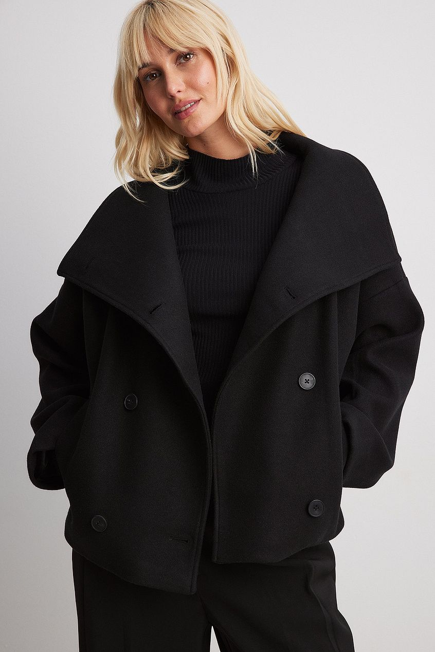 Classic Fit Short Trench Coat for Women
