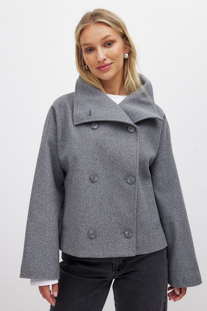 Classic Fit Short Trench Coat for Women - ModishWorld