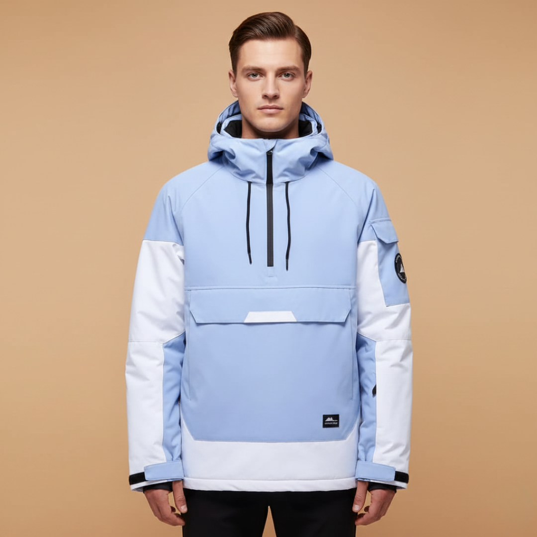 Waterproof Mens Womens Snow Jacket with Hood