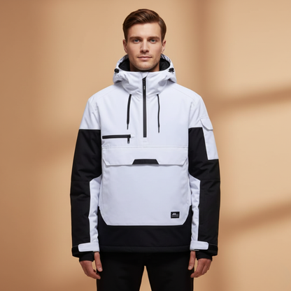Waterproof Mens Womens Snow Jacket with Hood