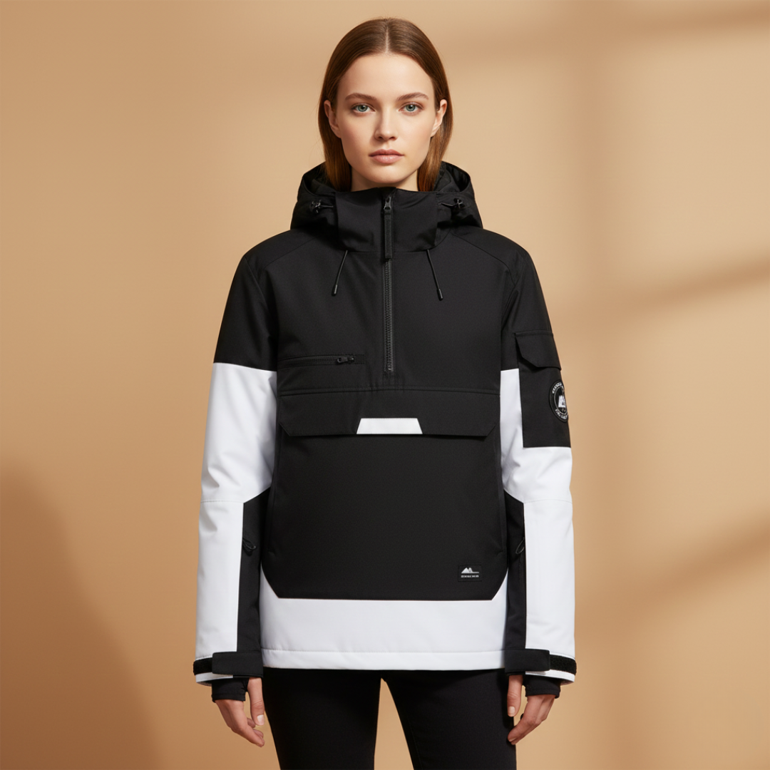 Waterproof Mens Womens Snow Jacket with Hood