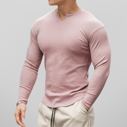 Men's Slim Fit Long Sleeve Shirt