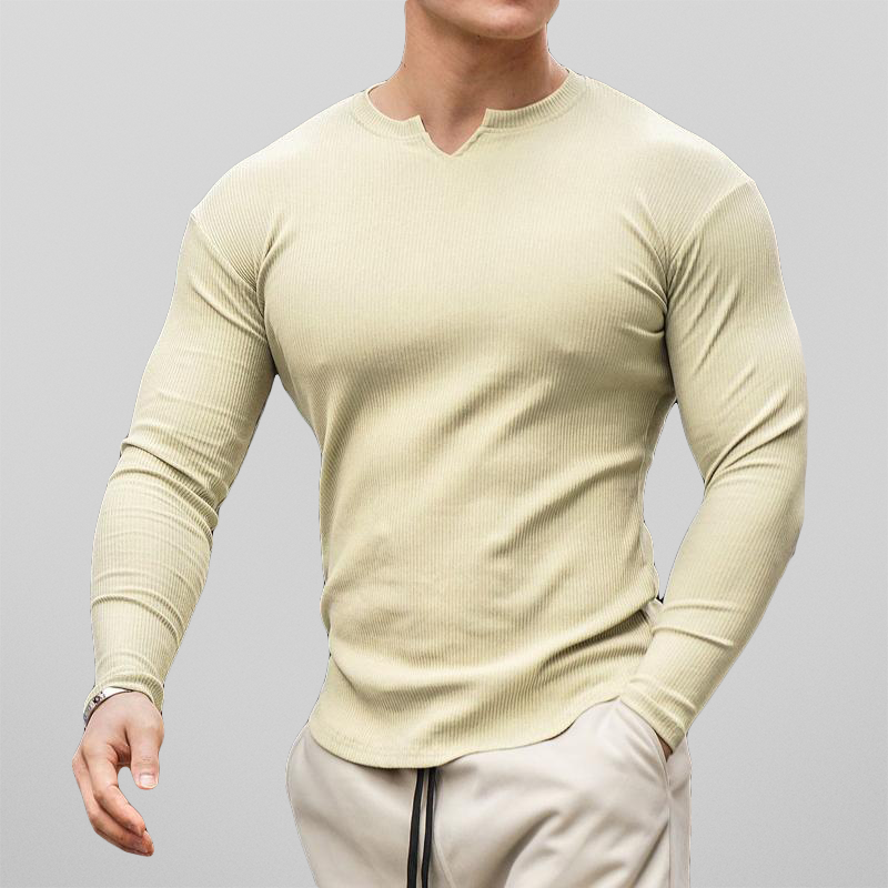 Men's Slim Fit Long Sleeve Shirt