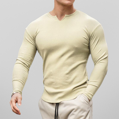 Men's Slim Fit Long Sleeve Shirt