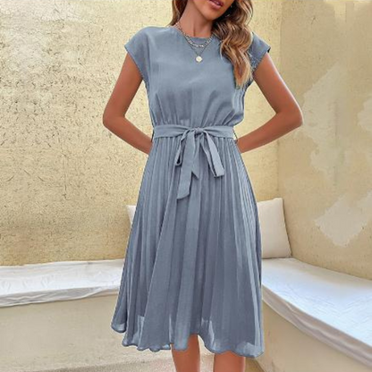 Cora | Casual Cap Sleeve Midi Summer Dress for Women