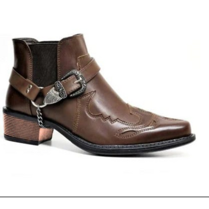 Men's Casual Low Ankle Boots - Soft and Stylish