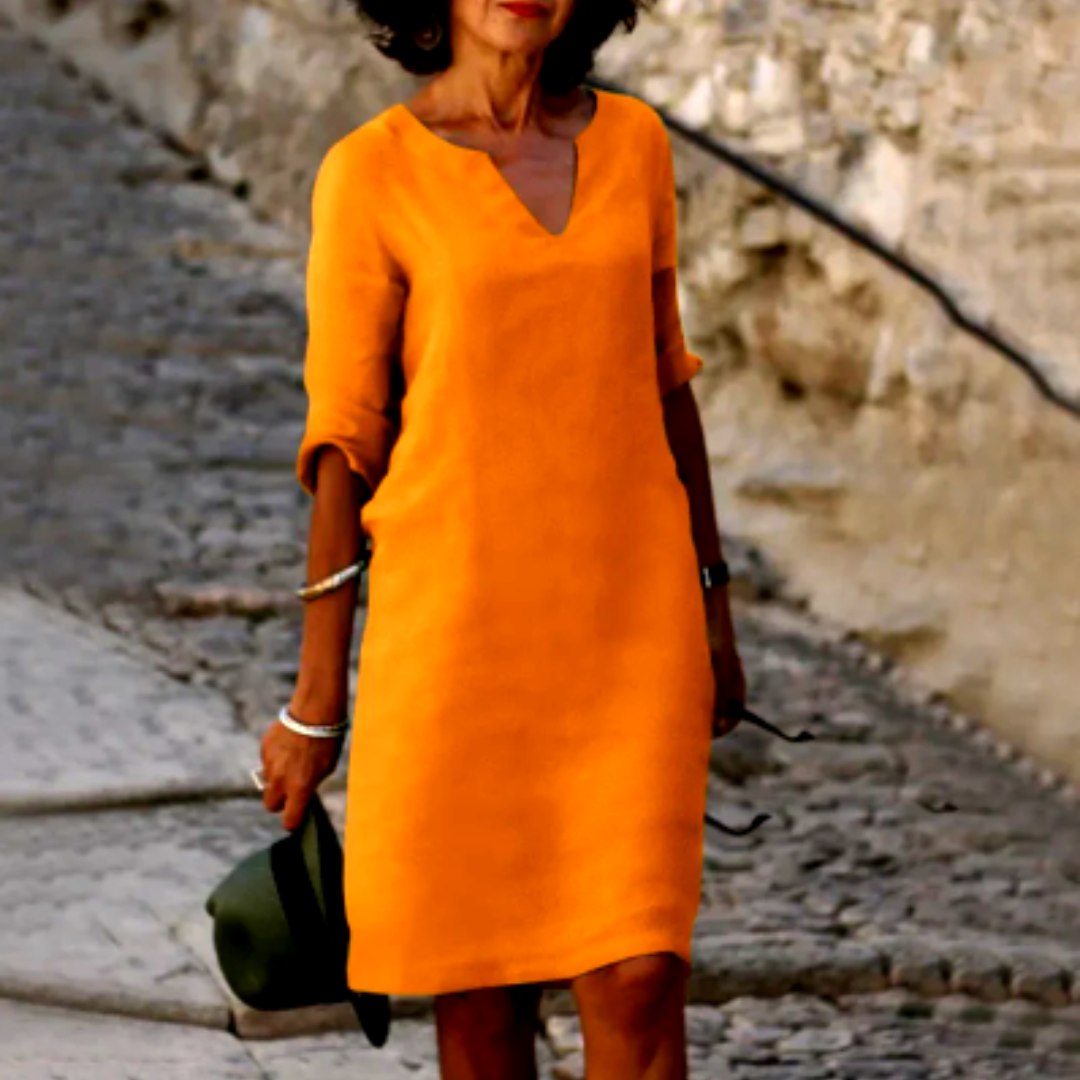 Women's Casual V-Neck Mini Summer Dress