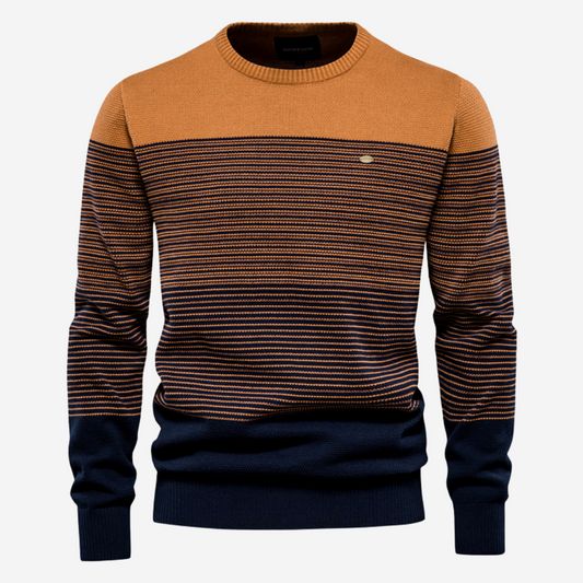 Classic Stripe Crew Neck Sweater - Modish World