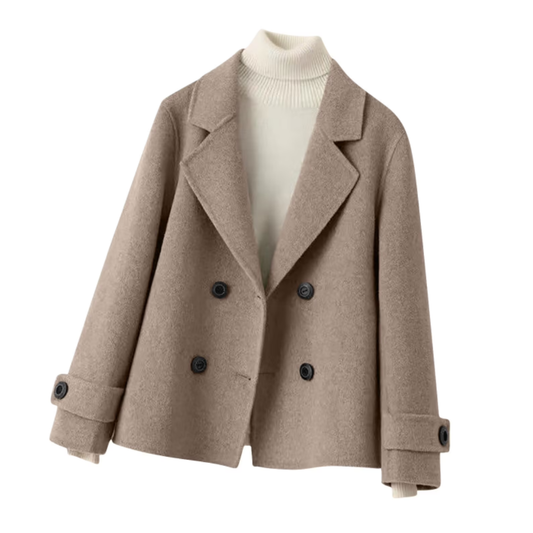 Classic Simple Double Button Coat - Modish World