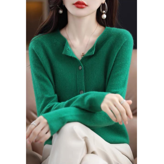 Classic Women's Long Sleeve Open Cardigan - Modish World