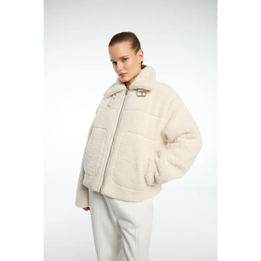 Warm Womens Faux Fur Parka Jacket - Modish World