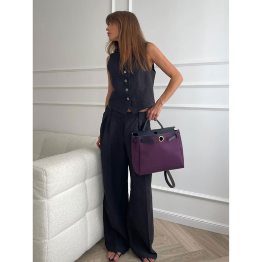 Classic Cotton Linen Pantsuit for Women - Modish World