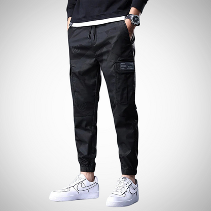 Men's Camo Combat Pants with Stretch Cuffs