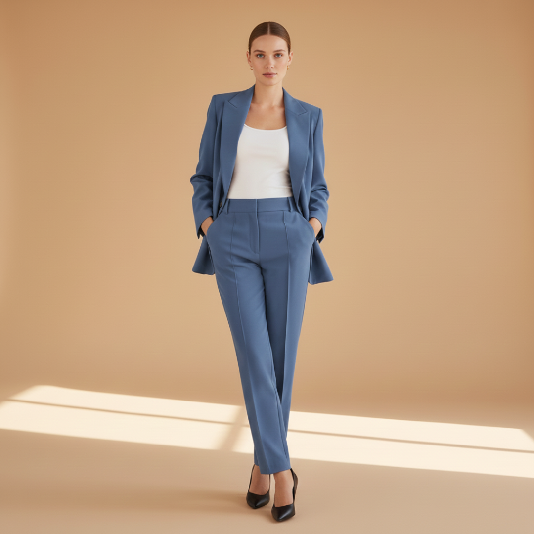 Ladies Classic Two Piece Jacket Suit