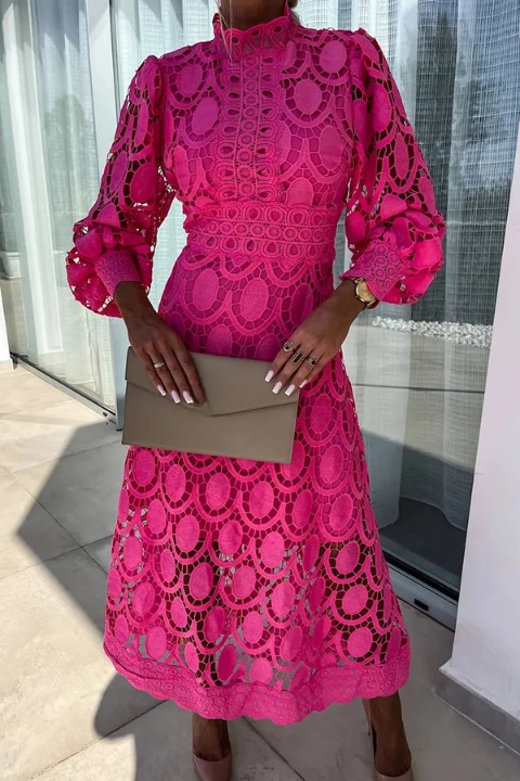Chic Lace Midi Summer Dress for Women - Modish World