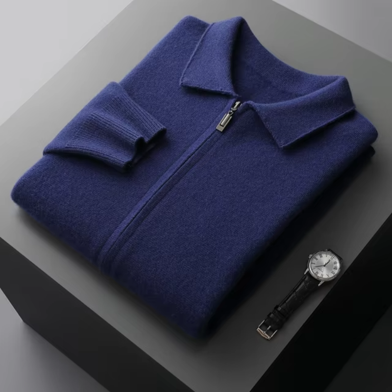 Men's Zip Up Cardigan Sweater