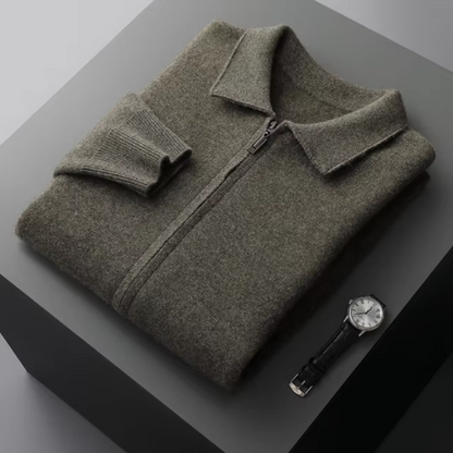 Men's Zip Up Cardigan Sweater