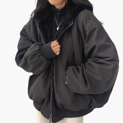Large Fit Women's Bomber Coat