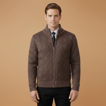 Warm Quilted Men's Winter Coat
