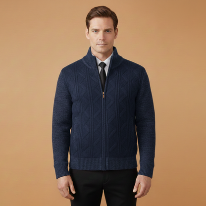 Warm Quilted Men's Winter Coat