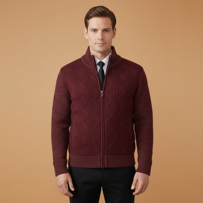 Warm Quilted Men's Winter Coat