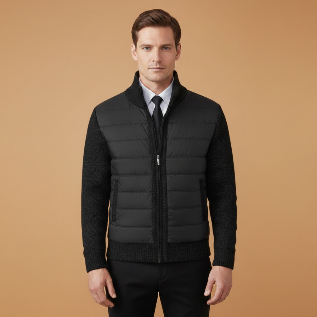 Warm Quilted Men's Winter Coat