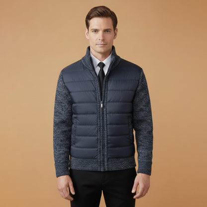 Warm Quilted Men's Winter Coat