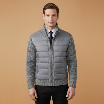 Warm Quilted Men's Winter Coat