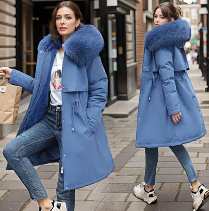 Warm Waterproof Women's Hooded Jacket - ModishWorld
