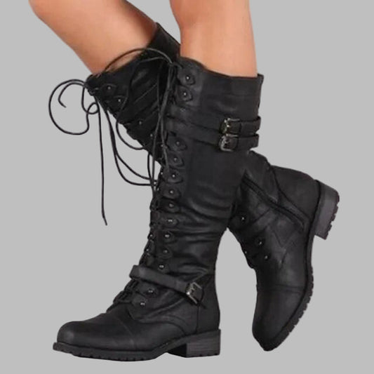 Warm Insulated Lace-Up Ankle Boots - Modish World