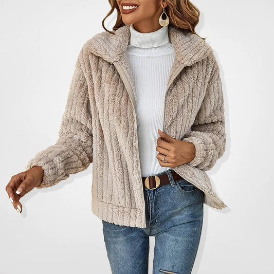 Warm Womens Faux Fur Winter Coat - Modish World