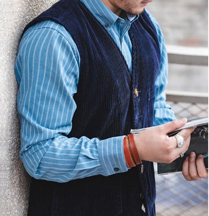 Men's Vintage ModishWorld Jacket with Lapel
 - ModishWorld