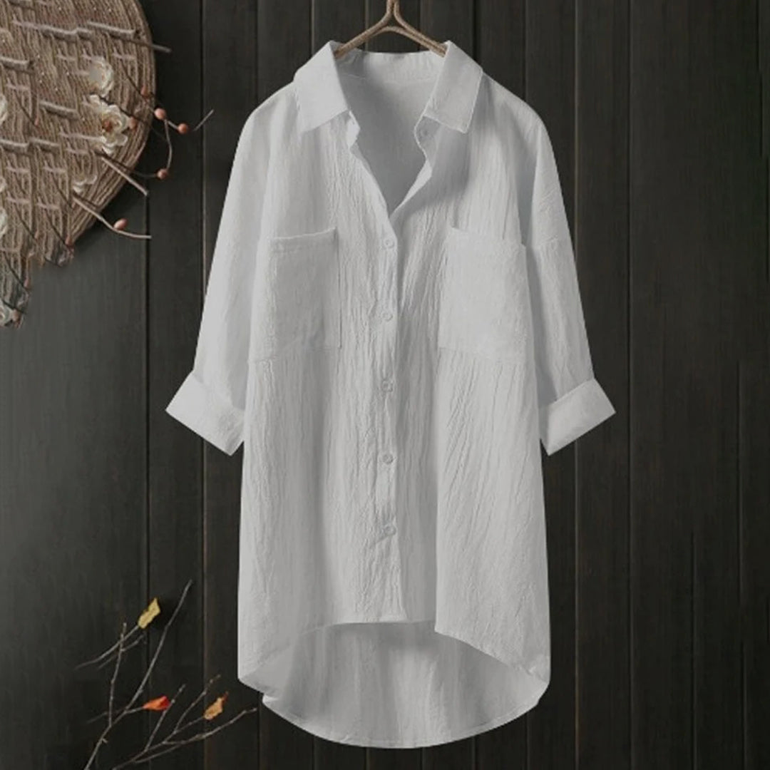 Beautiful Flowy Women's Long Top Blouse