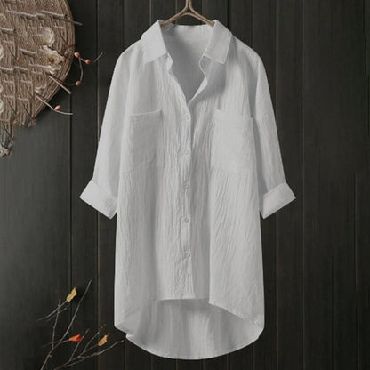 Beautiful Flowy Women's Long Top Blouse