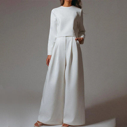 Karina - Chic 2-Piece Wide Leg Pants Set