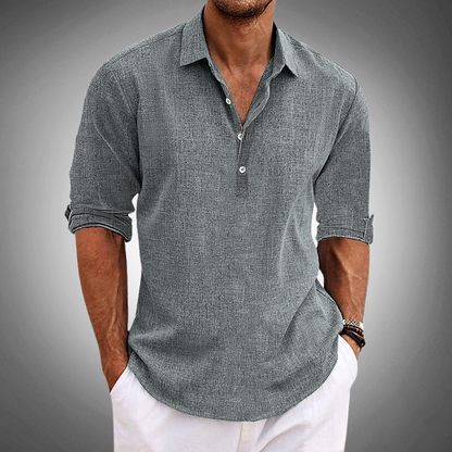 Timeless Comfortable Mens Long Sleeve Shirt