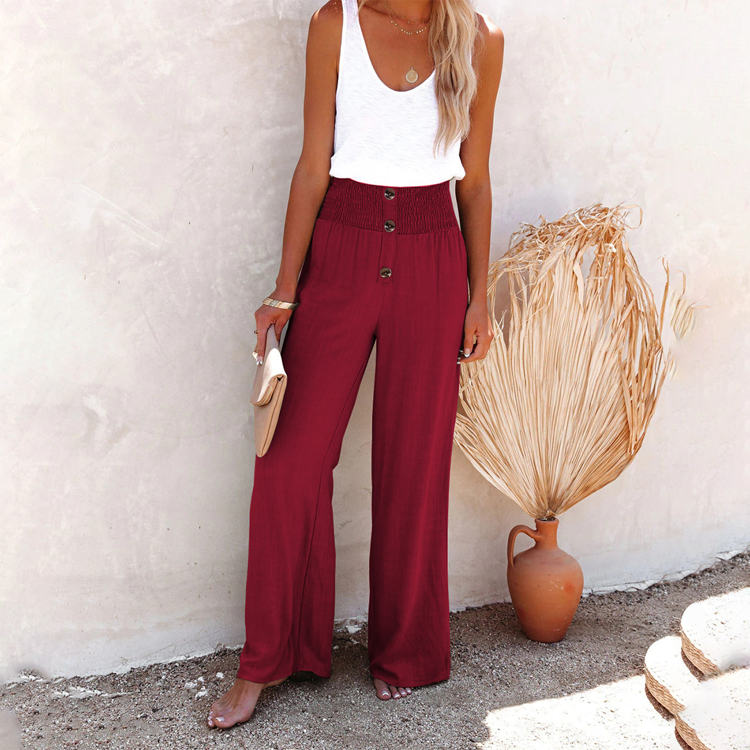 Fashionable High Waist Women's Pants