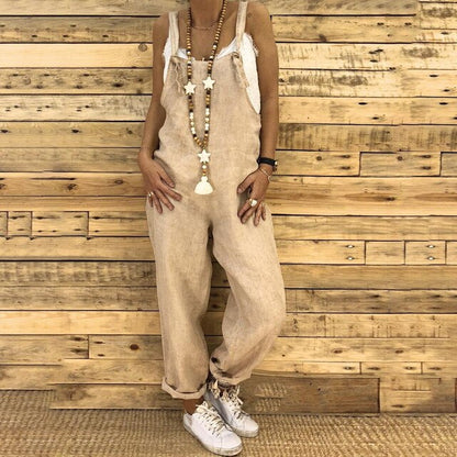 Classic Denim Overalls for Ladies