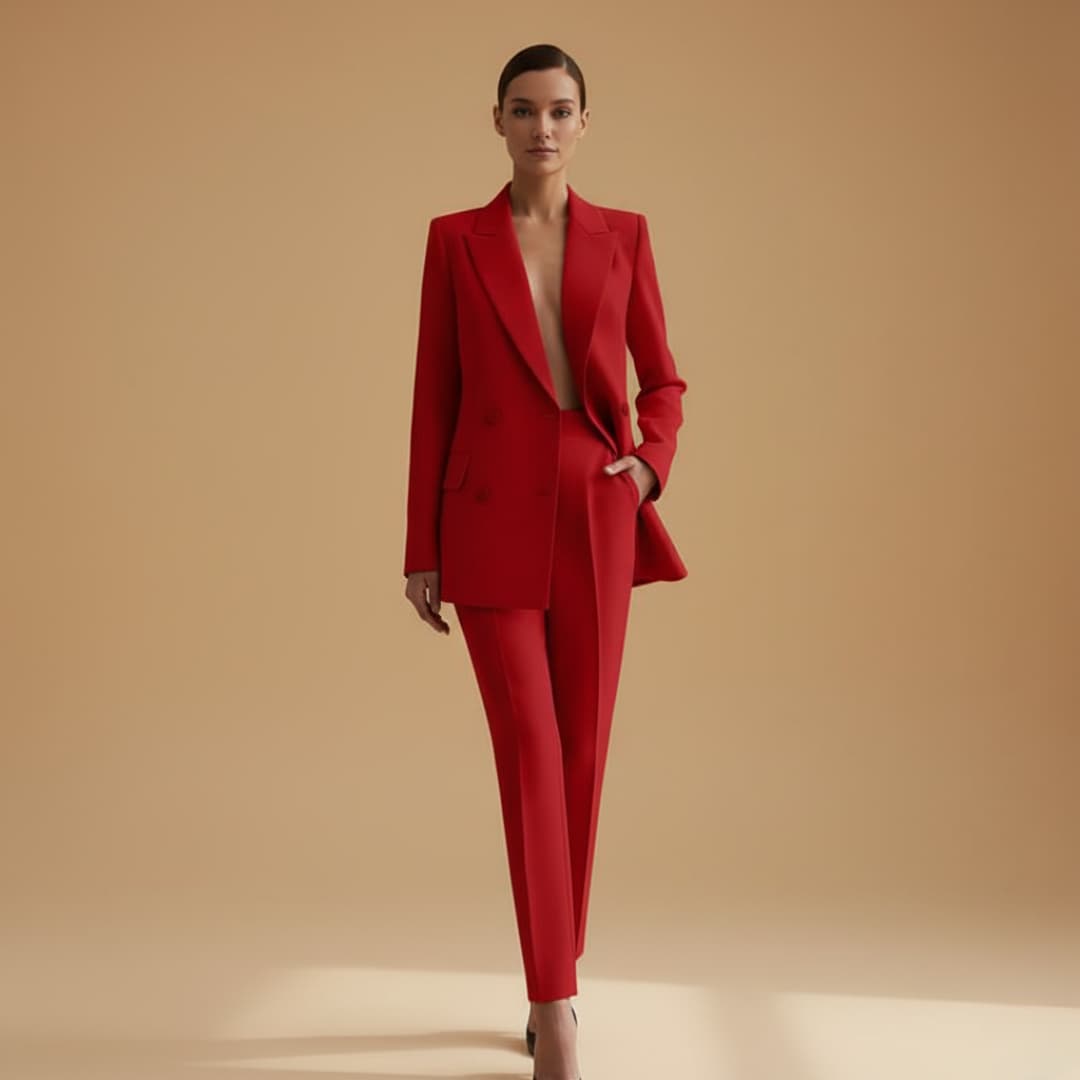 Classic 2-Piece Suit with Fitted Style and Chic Look