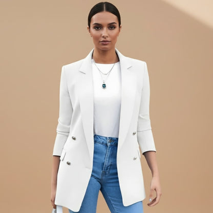 Classic Fit Women's Jacket with Two Button Front