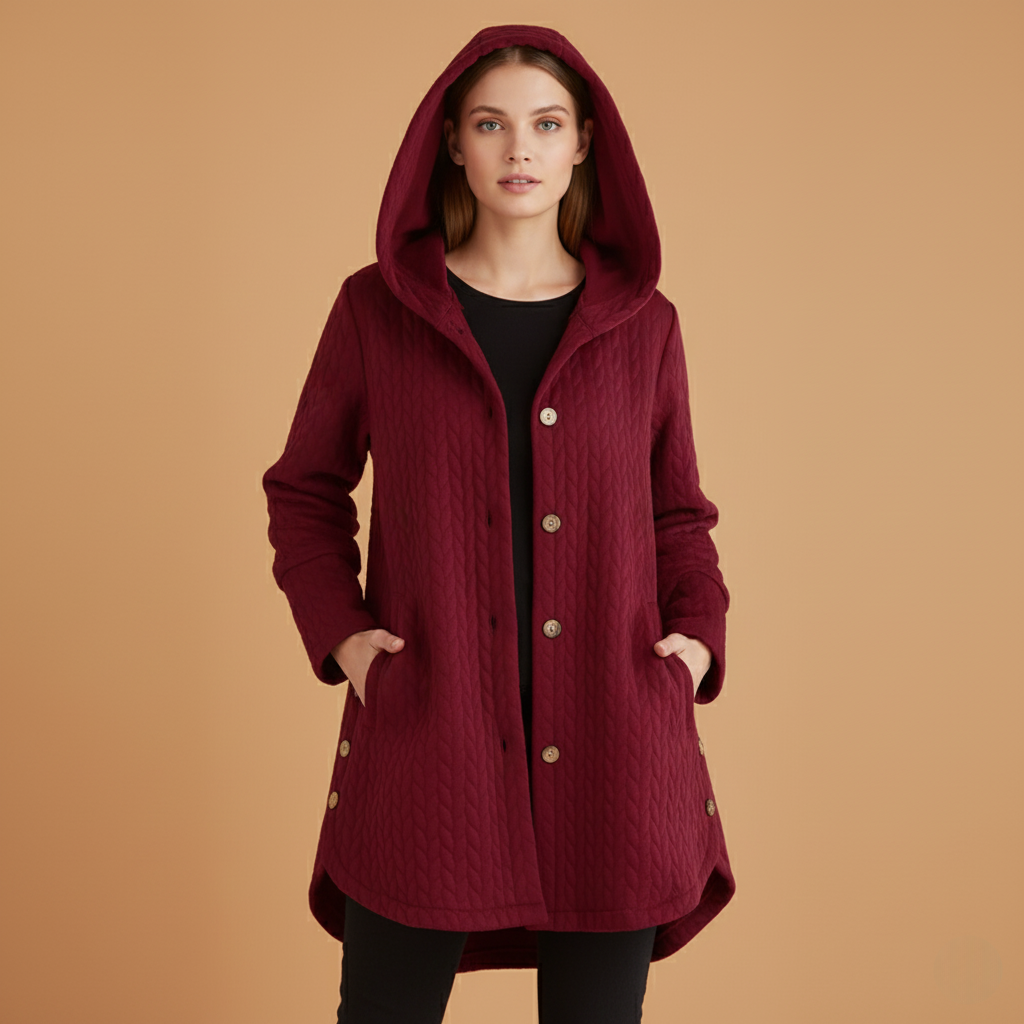 Timeless Double Button Ladies Winter Coat