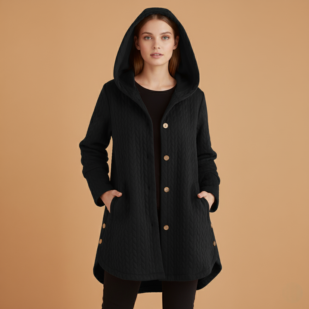 Timeless Double Button Ladies Winter Coat