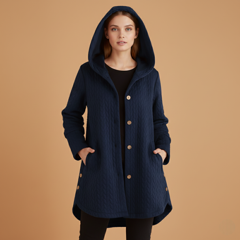 Timeless Double Button Ladies Winter Coat