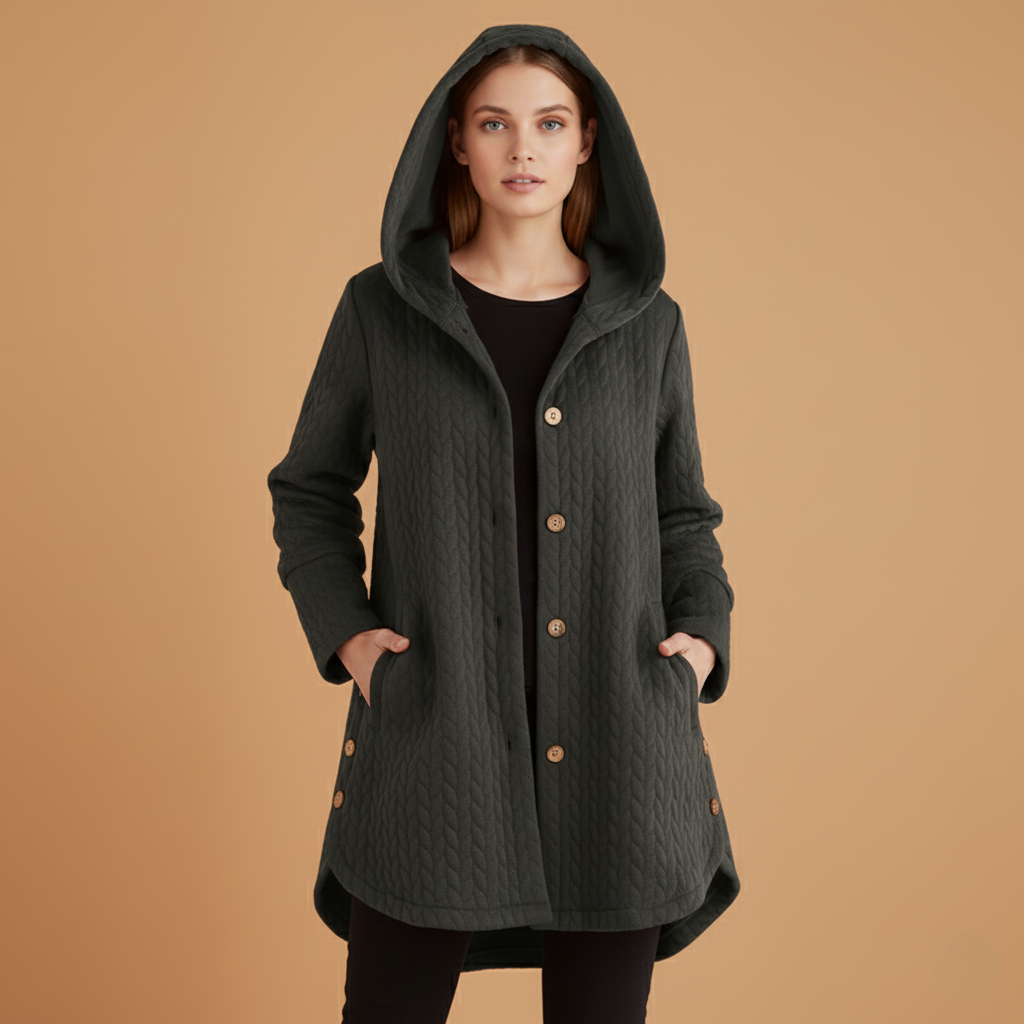 Timeless Double Button Ladies Winter Coat