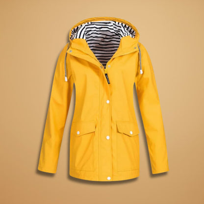 Ladies Water Resistant Parka with Zip Pockets - Modish World