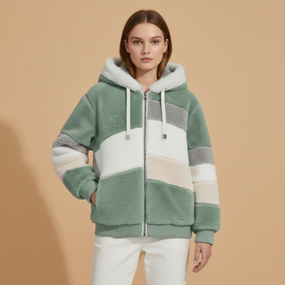 Ladies Waterproof Hooded Zip Jacket