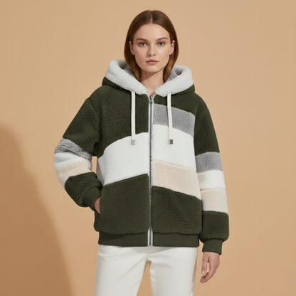 Ladies Waterproof Hooded Zip Jacket